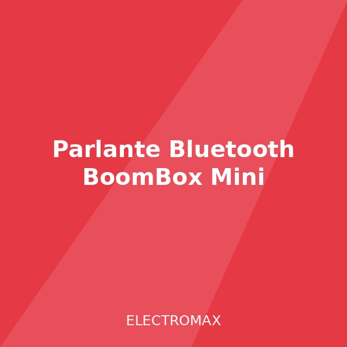 Parlante Bluetooth BoomBox Mini